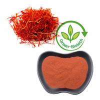 Extracto de Azafrán Crocus Sativus, Crocetina Pura 3%, Precio del Polvo de Crocina 40%