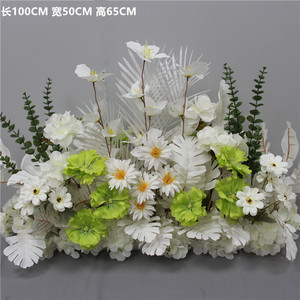 Arreglo Floral de Eucalipto para Bodas, Simulación de Seda, Producto Terminado, Decoración para Pasillo Principal, China Continental - Product Image 2