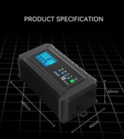 Cargador de Batería Inteligente de 12V 24V 20A 25A con Modo de Reparación Tipo-C para Automóvil, Motocicleta, LiFePO4