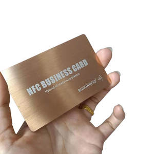 Personalizado al por mayor de acero inoxidable NFC Tarjeta de metal digital con código QR - Product Image 3