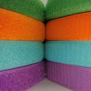 Bande auto-agrippante 100 % nylon à coudre 30 mm, écologique, couleurs personnalisées pour chaussures, sacs, vêtements et accessoires - Product Image 1