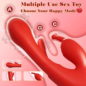 Wholesale OEM 3 1 Waterproof USB Charging 20 Frequencies Flapping <b>Vibrator</b> Eco-Friendly Latex Handcuff Sex Toys Woman <b>Vibration</b> - Product Image 4