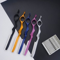Affûteur de ciseaux électrique professionnel étanche pour salon de coiffure, affûteur de ciseaux fins, ciseaux cassés, grattoir pour corps, visage et sourcils