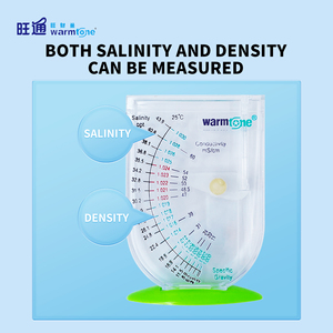 Hydromètre en plastique pour aquaculture, test de densité de l'eau de mer, mesure de la salinité pour aquarium et bassin extérieur, sacs écologiques - Product Image 3
