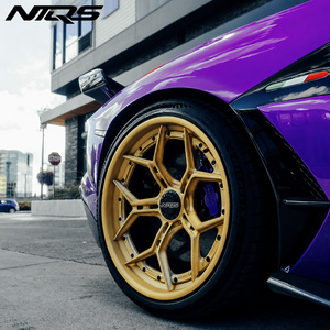 Jantes en alliage d'aluminium NJQS forgées OEM 19-24 pouces, finition chrome brossé pour GTR <span class=keywords><strong>Urus</strong></span> C8 Audi <span class=keywords><strong>Lamborghini</strong></span>, voitures de luxe, 5x114.3 - Product Image 2