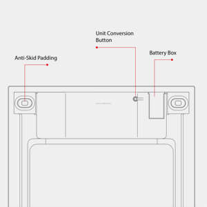 ओक अल्ट्रा स्लिम शास्त्रीय डिजाइन डिजिटल मानव शरीर वजन पैमाने 150 किलोग्राम/330lb इलेक्ट्रॉनिक वजन बाथरूम स्केल - Product Image 4
