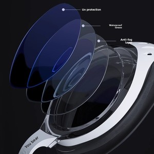 <span class=keywords><strong>Lunettes</strong></span> de <span class=keywords><strong>natation</strong></span> professionnelles étanches anti-buée à lentilles PC haute définition pour hommes et femmes - Product Image 5