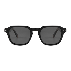 Lunettes de soleil unisexes rectangulaires à monture complète, verres gris foncé, protection UV400, protection solaire pour adultes - Product Image 1