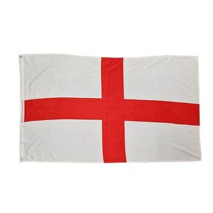 In Stock 3x5 FT 90x150cm Outdoor Events Flying Style Silk <b>Screen</b> Printed Polyester St.George's Cross England Flag - Product Image 1