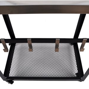 SEJR Bàn Ăn Có Thể Di Chuyển Hai Kệ Bàn Làm Việc Mặt Phẳng Bằng Thép Không Gỉ Đa Chức Năng Thương Mại - Product Image 4