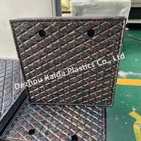 Coussinets de jambe de support rapide en plastique HDPE multifonctionnels pour grue Hdpe Outrigger Pad