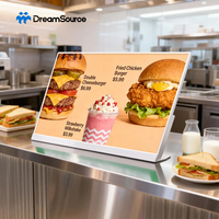 Pantallas de Señalización Digital de Escritorio, Pantalla Publicitaria, Reproductor LCD de Sobremesa Android, Exhibidor de Menú Digital para Restaurantes, Antideslumbrante