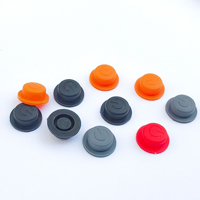 Capuchon de bouton en silicone rond de 10 mm, capuchon de commutateur tactile en silicone, couvercle de bouton en silicone