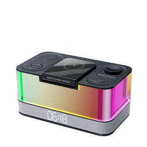 2025 el más nuevo Mini G lámpara de escritorio inteligente <span class=keywords><strong>BT</strong></span> altavoz LED carga inalámbrica recargable magnético OVP protegido FORMA DE G luz inalámbrica - Product Image 2