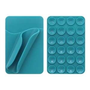 Support de téléphone en silicone à ventouse pour gloss et cartes, étui de téléphone avec porte-cartes et baume à lèvres pour la plupart des téléphones portables - Product Image 2