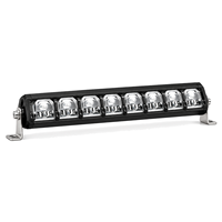 Barre lumineuse LED HSSH haute puissance 40 pouces 496W, 6 niveaux de luminosité réglables, faisceau multiple, rétroéclairage RVB, éclairage tout-terrain pour voiture universelle