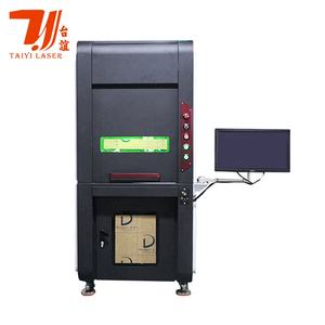 Logo <strong>Maker</strong> Closed Body <strong>Nameplates</strong> Rubber Stamp Cosmetic Bottle Kitchenware Auto Fiber Laser Engraving Machine - Product Image 4