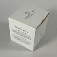 Boîtes en carton recyclables en gros avec impression de logo, boîte pour bougies, boîte d'emballage pour tasses à café