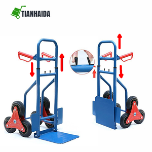 Carretilla Plegable para Subir Escaleras con Capacidad para Botellas de Agua, Carretilla de Mano Resistente - Product Image 4