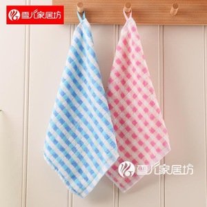 10-pack of pure cotton square towels, small towels, children's towels, soft and absorbent, suitable for infants and - Product Image 4
