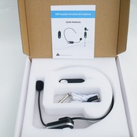 Microphone sans fil d'usine, serre-tête pour chanteur, casque portable, radio, micro détachable pour l'enseignement, téléphone portable, mixeur, amplificateur