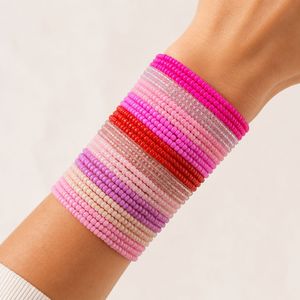 <b>Beaded</b> <b>Bracelet</b> Set 30 Pieces Stackable Seed Bead Jewelry Bohemian Style Unisex Fashion <b>Bracelets</b> - Product Image 2