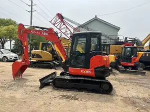 핫 세일 사용 원래 미니 굴착기 일본 Kubota 6 톤 5 톤 굴착기 미니 굴착기 Kx165-5 Kx155-3 kx163 부착