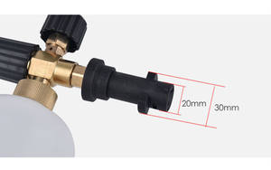 SHAN DUN nettoyeur haute pression lavage de voiture pistolet à <span class=keywords><strong>mousse</strong></span> lance à <span class=keywords><strong>mousse</strong></span> de neige canons à <span class=keywords><strong>mousse</strong></span> générateur pulvérisateur à gâchette <span class=keywords><strong>pour</strong></span> Karchere - Product Image 2