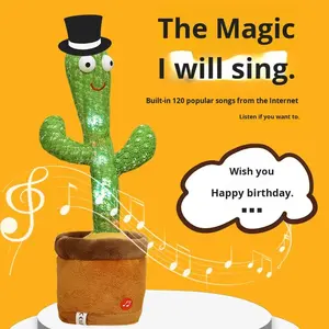 ตุ๊กตาแคคตัสเต้นรำ<span class=keywords><strong>พูด</strong></span>ได้ หมุนได้ มีเสียงเพลง ขนาด 32 ซม. สำหรับเด็กทารกและเด็กเล็ก ช่วยคลายเครียด - Product Image 2