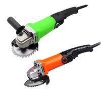 Meuleuse d'angle sans fil robuste de 5 pouces (125 mm) 1100 W 10000 tr/min de qualité industrielle avec capacité de polissage pour l'élimination des scories de soudage