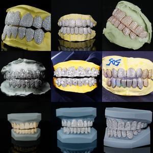 Testeur de diamants, différentes formes, <span class=keywords><strong>grillz</strong></span> personnalisés, argent sterling 925, <span class=keywords><strong>grillz</strong></span> en moissanite - Product Image 6