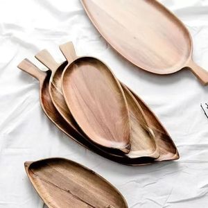 Wooden Serving <b>Tray</b> With Handle For Sushi Restaurant Use A60010 - Product Image 3