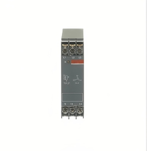 Module de relais de surveillance triphasé multifonction réglable, montage sur rail DIN, mode OffDelay, 220V AC/DC pour contrôle d'automatisation - Product Image 1