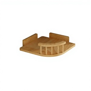 Solid Wood Modern Wall Mounted <b>Cat</b> Shelves & Steps with Perches-DIY Accessories Carton Packed - Product Image 3