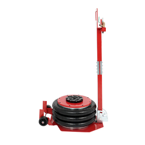 Gato neumático de aire de triple bolsa Karjoys de hierro de alta resistencia de 5 toneladas con mango, altura máxima de 400 mm, carrera de 40 cm/48 cm, 1 año de garantía para mantenimiento - Product Image 2