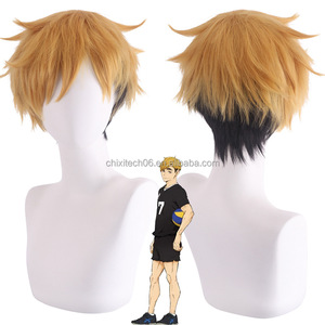 Peluca de cosplay de Hikaru Shoyo de Haikyuu y peluca de anime del doble de Tsukijima Hikaru - Product Image 3