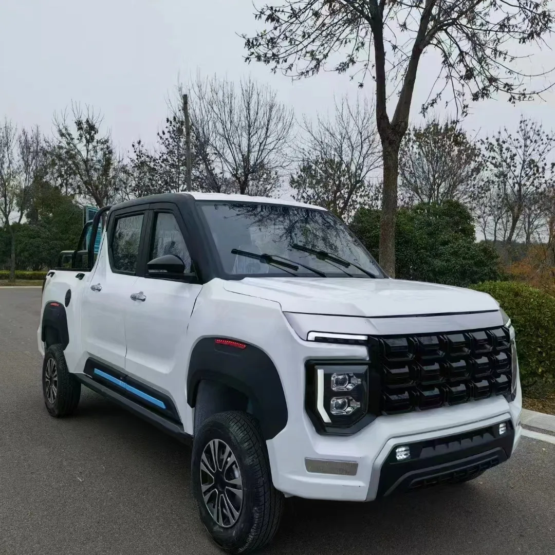 電動トラック新スタイル4シートミニ中国ピックアップ4x4電気自動車