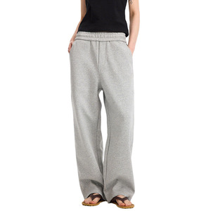<span class=keywords><strong>Pantaloni</strong></span> da <span class=keywords><strong>donna</strong></span> in maglia a gamba larga, vestibilità ampia, personalizzabili, lunghi, casual, all'ingrosso - Product Image 1
