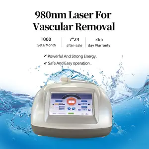 Machine de beauté de retrait de vaisseau sanguin de veine d'araignée 980 équipement de beauté de laser Machine de laser de veines vasculaires