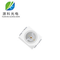 0805 0603 ws2812b PLCC-2 couleur rouge LED diode 3528 0.06 w TOP SMD avec lentille diffuse blanche
