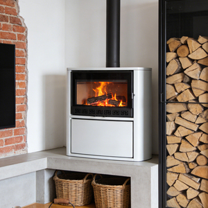 Poêle à <span class=keywords><strong>granulés</strong></span> de bois autoportant moderne en acier au carbone sans fumée pour cuisson intérieure, fabriqué sur mesure par JingXin - Product Image 1