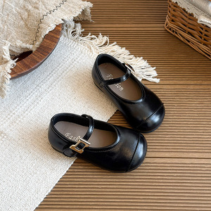 <span class=keywords><strong>Scarpe</strong></span> da ragazza in pelle nera, stile coreano, suola morbida, <span class=keywords><strong>scarpe</strong></span> da principessa retrò - Product Image 6