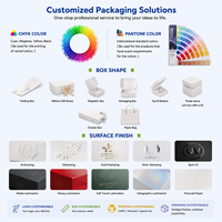 Biologisch Abbaubare Recycelte Magnetische Papier-Geschenkbox mit Individuellem Stanzschnitt, Handgefertigte Buchbox mit Verschluss, Faltbare Umweltfreundliche Tragbare Geschenkbox