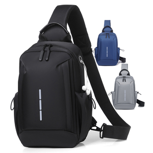 Giản Dị Ngoài Trời Du Lịch Thể Thao Eo Túi Biểu Tượng Tùy Chỉnh Người Đàn Ông Của Không Thấm Nước Ngực Túi Đa Chức Năng Crossbody <span class=keywords><strong>Sling</strong></span> Ba Lô - Product Image 1