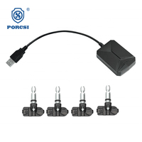 Système de surveillance de la pression des pneus USB TPMS pour autoradio Android, affichage de la pression et de la température des pneus internes de la voiture avec une grande précision