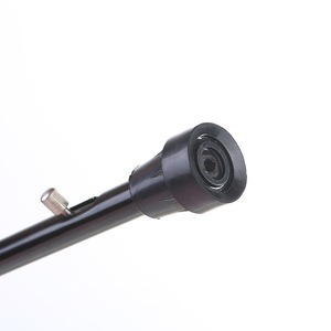 ไม้เท้าอลูมิเนียมอัลลอยด์แบบปรับได้พร้อมปลายยางสำหรับผู้สูงอายุเดินป่าใช้กลางแจ้งสีดำกาแฟสีเงิน - Product Image 3