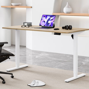 <span class=keywords><strong>Bureau</strong></span> électrique ergonomique moderne, réglable en <span class=keywords><strong>hauteur</strong></span>, avec cadre de table à moteur unique et système de levage intelligent - Product Image 3