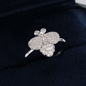 Superbe Bague Abeille Scintillante et Tendance avec Pierres de 1,75 mm et 1 mm pour Fêtes et Cadeaux - Product Image 2