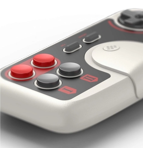 Manette sans fil 8Bitdo PCE 2.4G (81FA) gris clair, contrôleur rétro pour PC, Mini Nintendo Switch, batterie 18H - Product Image 6