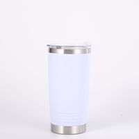 Gobelet isotherme en acier inoxydable de 20 oz, double paroi, écologique, imprimé UV, avec couvercles, pour le sport et les voyages – Vente en gros